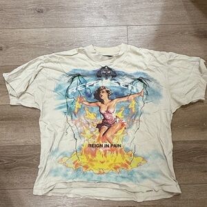 Represent Graphic Tee with Reign in Pain Design